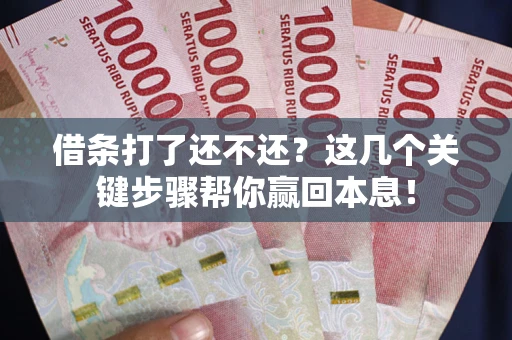 济南借条打了还不还？这几个关键步骤帮你赢回本息！