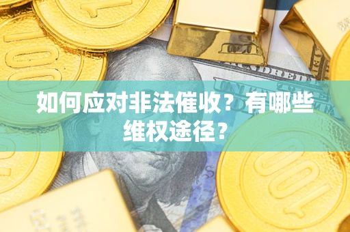 济南如何应对非法催收？有哪些维权途径？