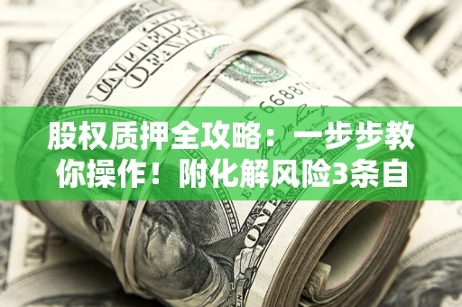 济南股权质押全攻略：一步步教你操作！附化解风险3条自救法则