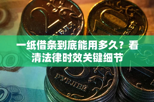 济南一纸借条到底能用多久？看清法律时效关键细节