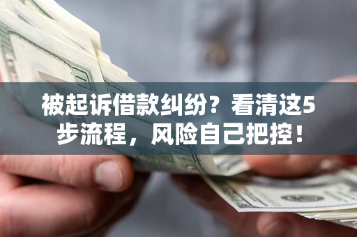 济南被起诉借款纠纷？看清这5步流程，风险自己把控！
