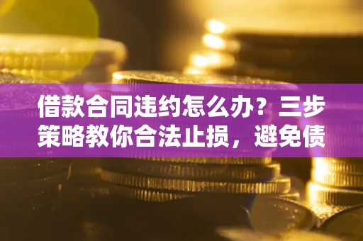 济南借款合同违约怎么办？三步策略教你合法止损，避免债务危机升级