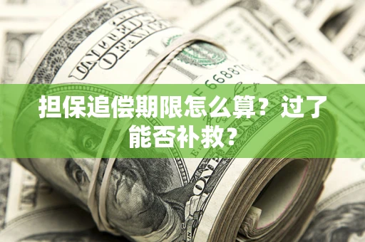 济南担保追偿期限怎么算？过了能否补救？